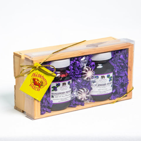4 oz Wood Gift Pack Preserves/Syrup